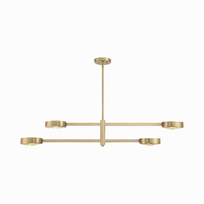 Orson Linear Chandelier in Detail.