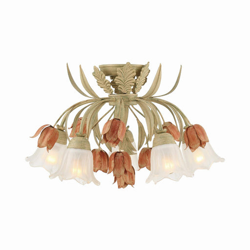 Southport Semi Flush Mount Ceiling Light in Detail.