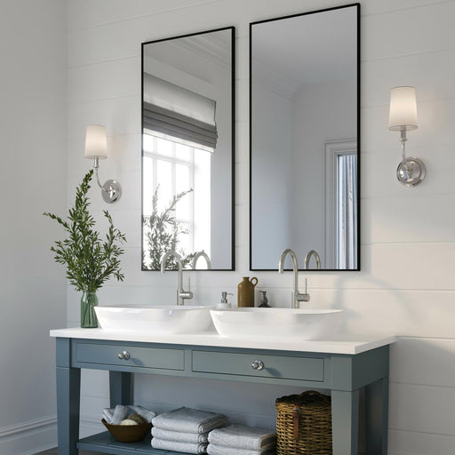 Sylvan Vanity Wall Light in bathroom.