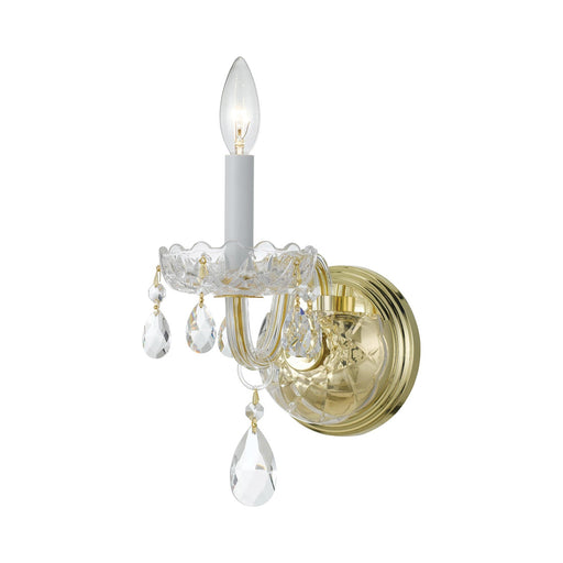 Traditional Crystal Wall Light.