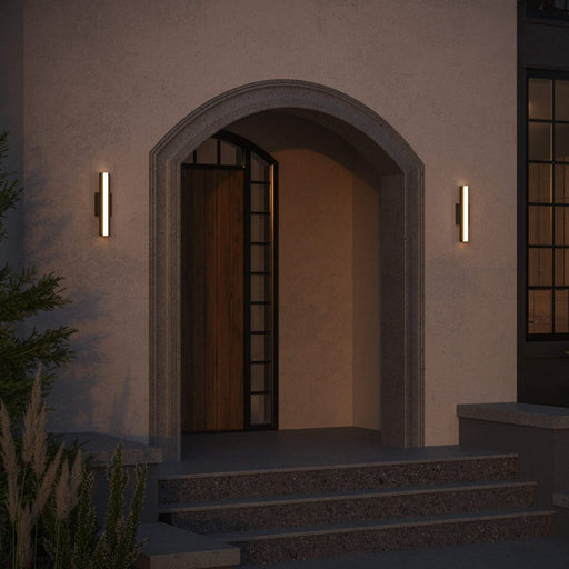 Architect Outdoor LED Wall Light in Outside Area.