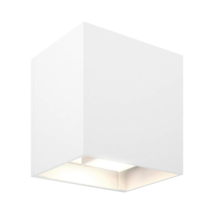 Geneva 5CCT LED Wall Light in White.