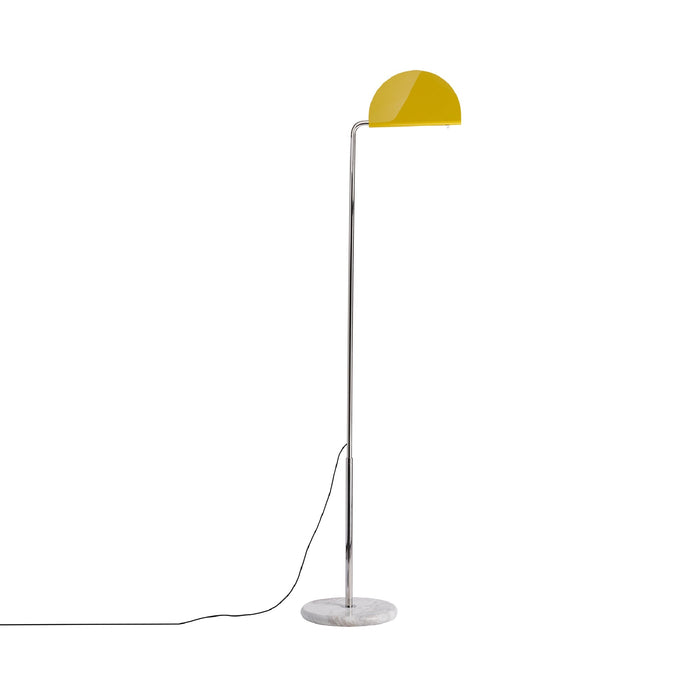 Mezzaluna LED Floor Lamp in Yellow.
