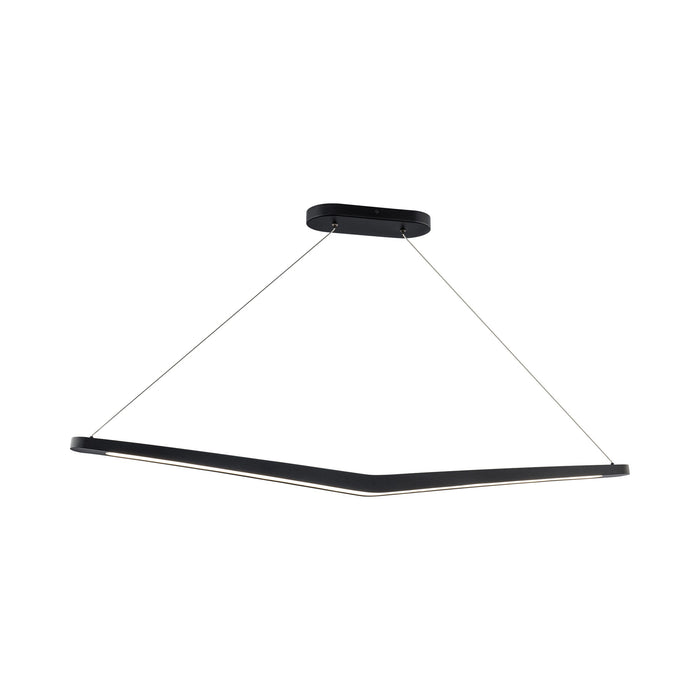 Alleron LED Linear Pendant Light in Black.