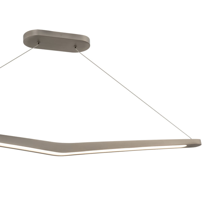 Alleron LED Linear Pendant Light in Detail.