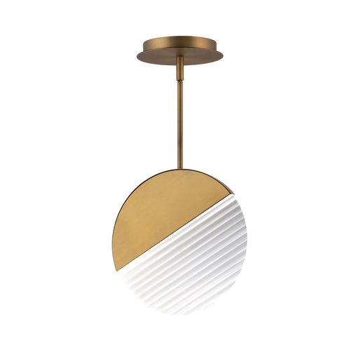 Crescent LED Pendant Light.