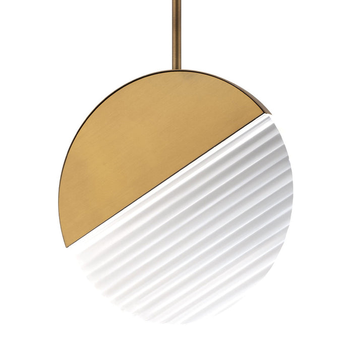 Crescent LED Pendant Light in Detail.