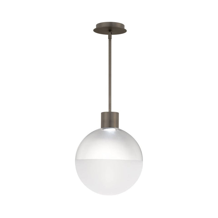 Gaze LED Pendant Light in Brushed Nickel.