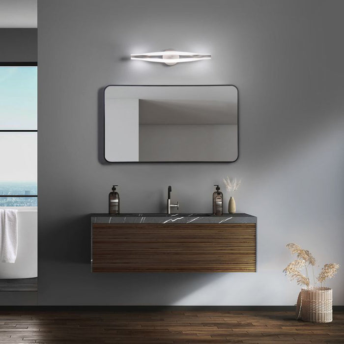 Jagger LED Bath Wall Light in bathroom.