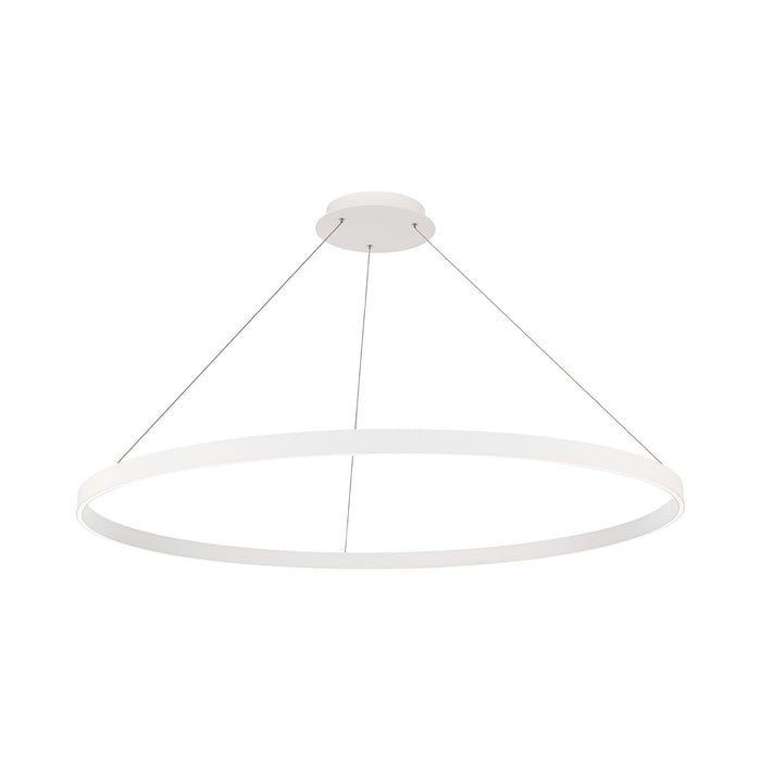 Sirius LED Pendant Light in White (47.88-Inch).