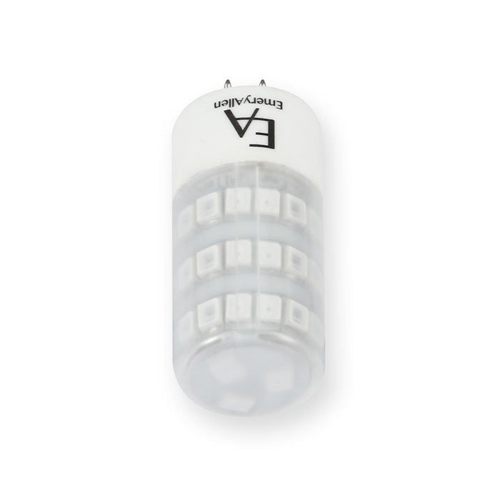 Emeryallen G4 Bi Pin Base 12V Amber Mini LED Bulb in Detail.