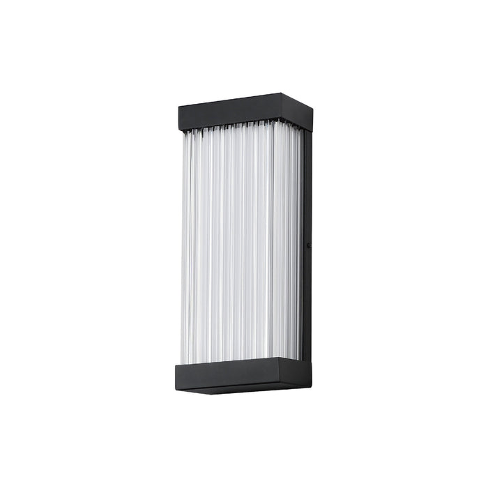 Acropolis Outdoor LED Wall Light in Black (14-Inch).