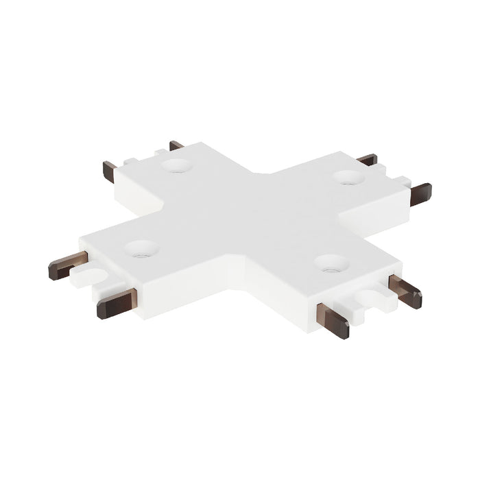 Continuum Track Connector in White (4-Way X).