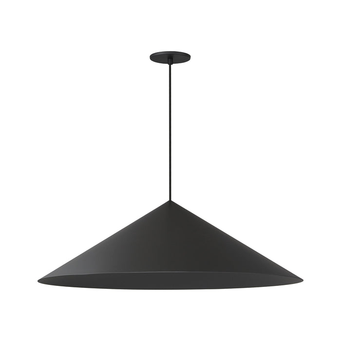 Pitch LED Pendant Light in Black (9-Inch).