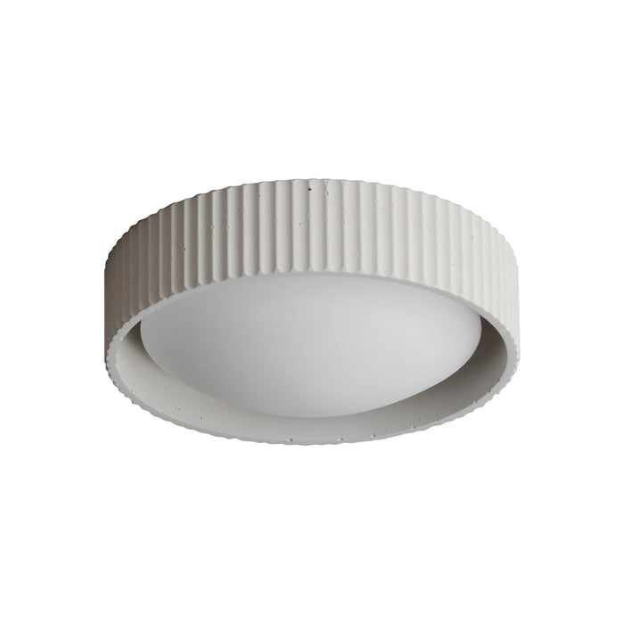 Souffle LED Flush Mount Ceiling Light in Chaulk White (Small).