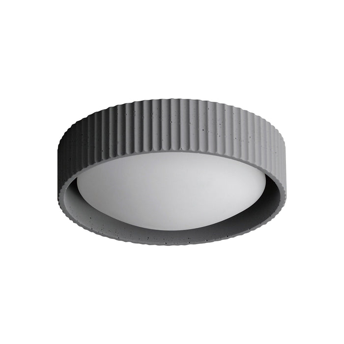 Souffle LED Flush Mount Ceiling Light in Gray (Small).
