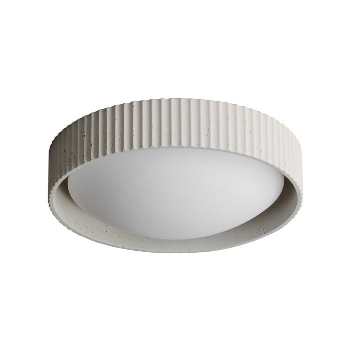 Souffle LED Flush Mount Ceiling Light in Chaulk White (Medium).