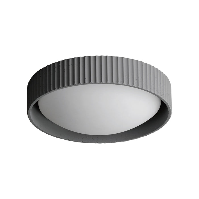Souffle LED Flush Mount Ceiling Light in Gray (Medium).