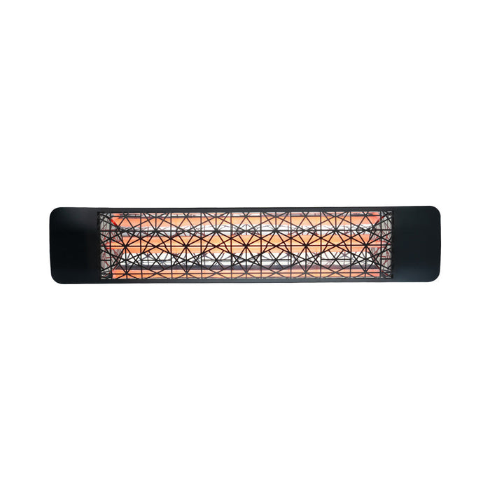 120V Single Element Electric Heater in Black/Astra.