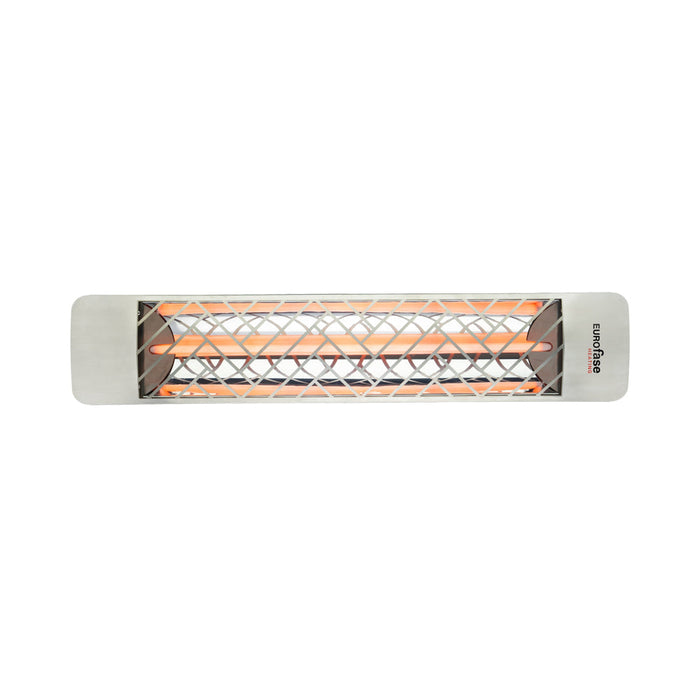 120V Single Element Electric Heater in Stainless Steel/Chevron.