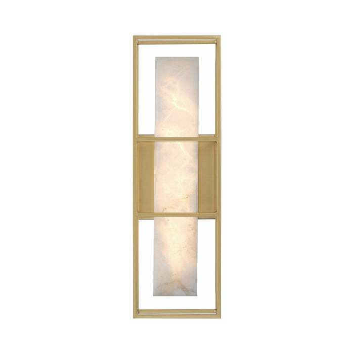 Blakley LED Wall Light in Matte Gold (16-Inch).