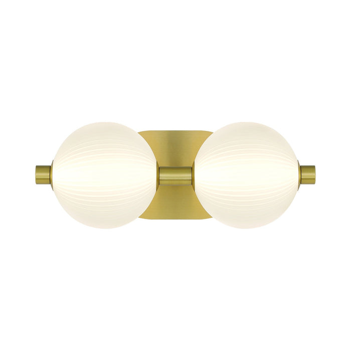 Palmas LED Bath Vanity Light in Gold (2-Light).