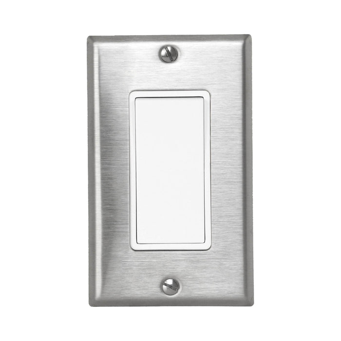 Single Paddle Switch in Stainless Steel (1-Slide).
