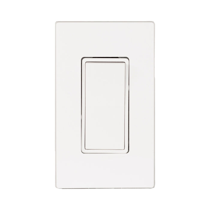 Single Paddle Switch in White (1-Slide).
