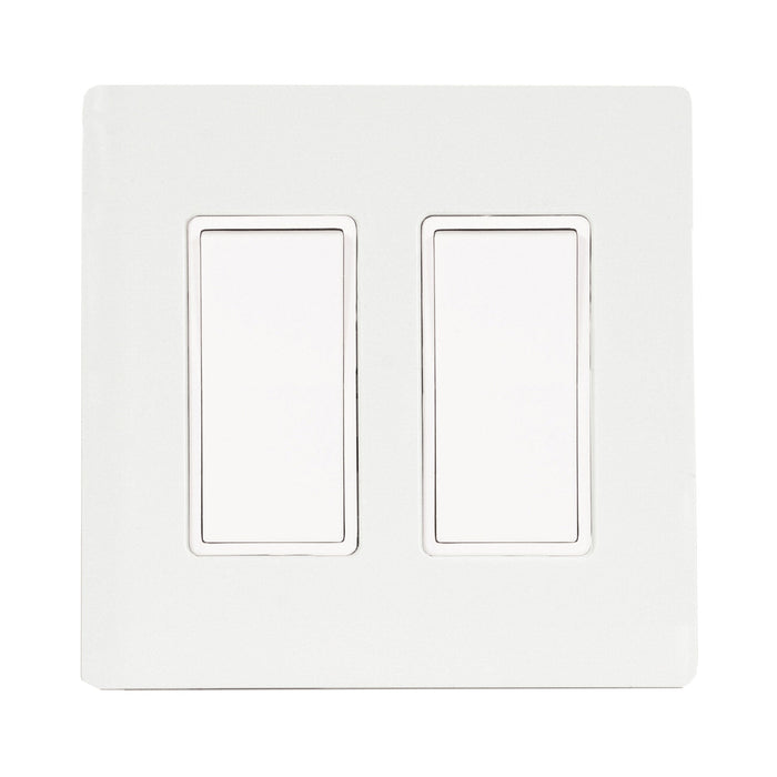 Single Paddle Switch in White (2-Slide).