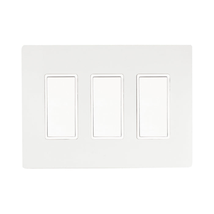 Single Paddle Switch in White (3-Slide).