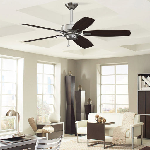 Aire Deluxe Indoor Ceiling Fan in living room.