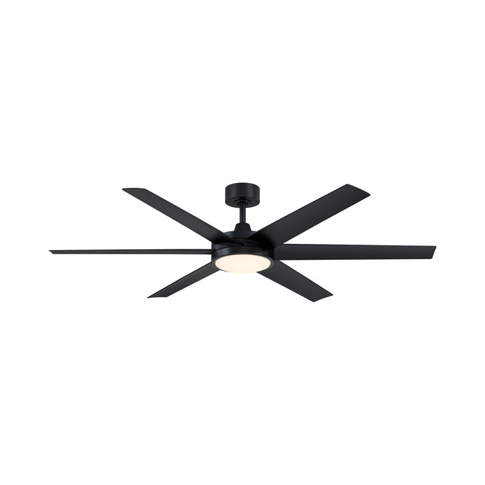 Brawn Indoor / Outdoor LED Ceiling Fan in Black.