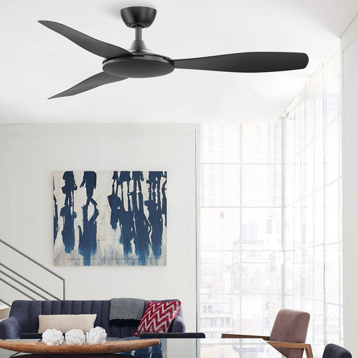 GlideAire Outdoor Ceiling Fan in living room.