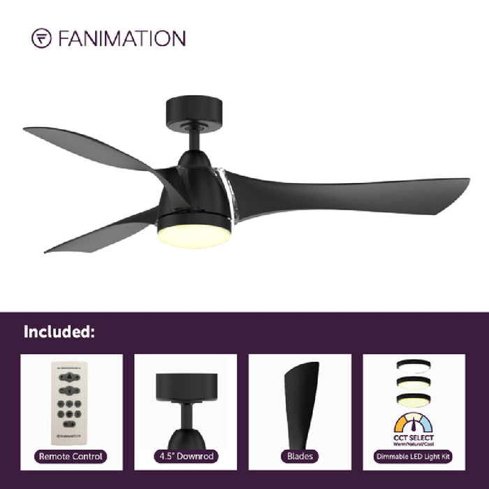 Klear Indoor / Outdoor LED Ceiling Fan in Detail.