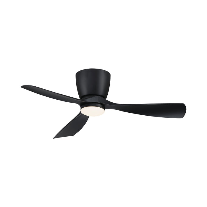 Klinch Outdoor LED Ceiling Fan in Black (44-Inch).