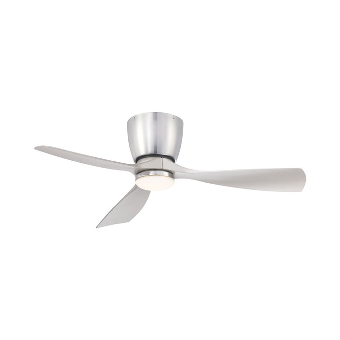 Klinch Outdoor LED Ceiling Fan in Brushed Nickel (44-Inch).