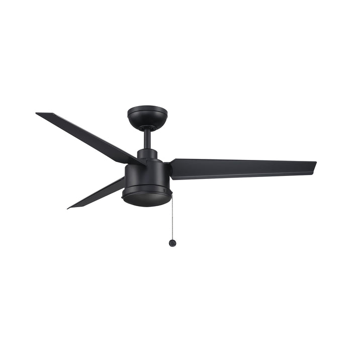 PC/DC Outdoor Ceiling Fan in Black (Without Light Kit).