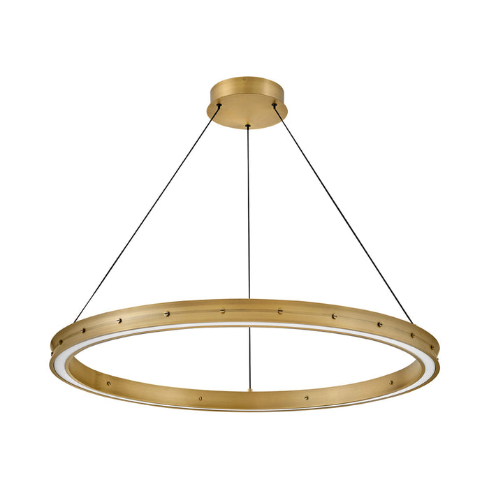Althea LED Chandelier in Lacquered Brass (Large).