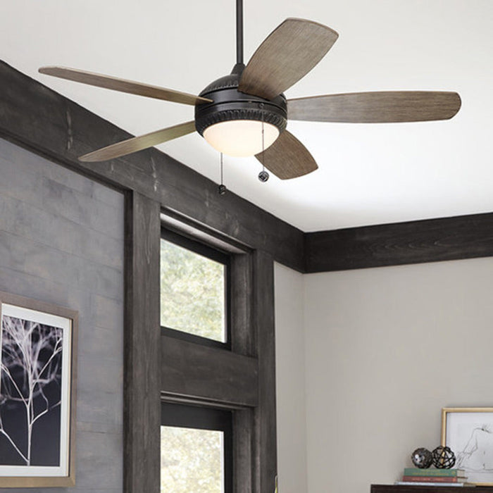 Discus Ornate LED Ceiling Fan in Detail.