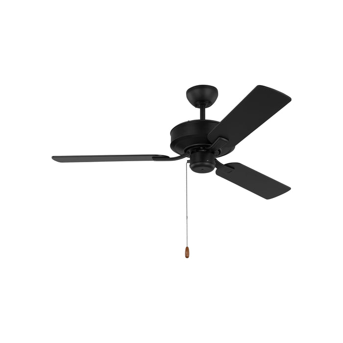 Linden Ceiling Fan in Midnight Black (48-Inch).