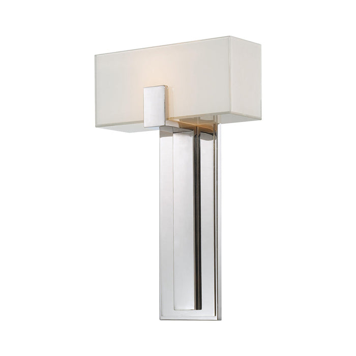P1704 Wall Light in Polished Nickel.