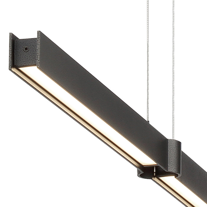 Structure LED Linear Pendant Light in Detail.