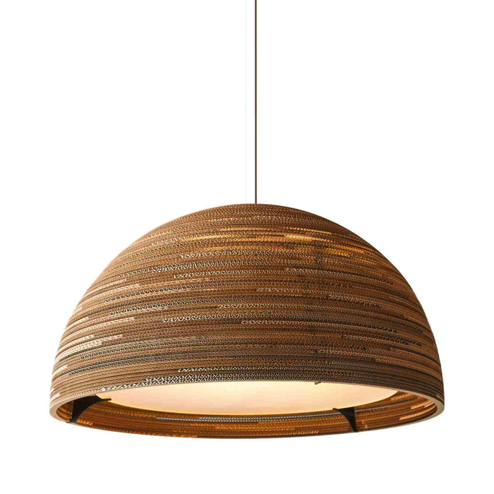Dome Pendant Light in Natural.