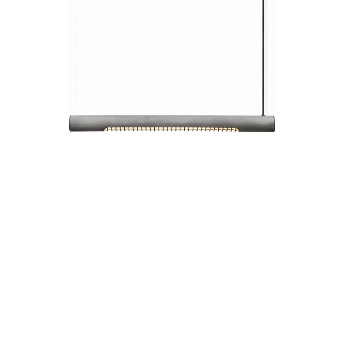 Roest LED Linear Pendant Light in Zinc (29.5-Inch).