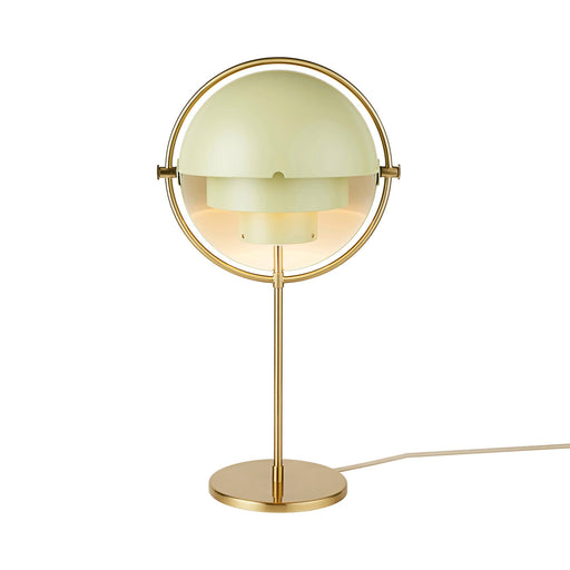 Multi-Lite Table Lamp in Brass/Desert Sage.