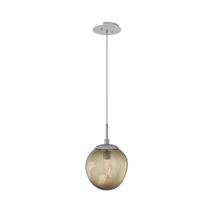 Aster LED Pendant Light in Classic Silver/Bronze/Geo Crystal.