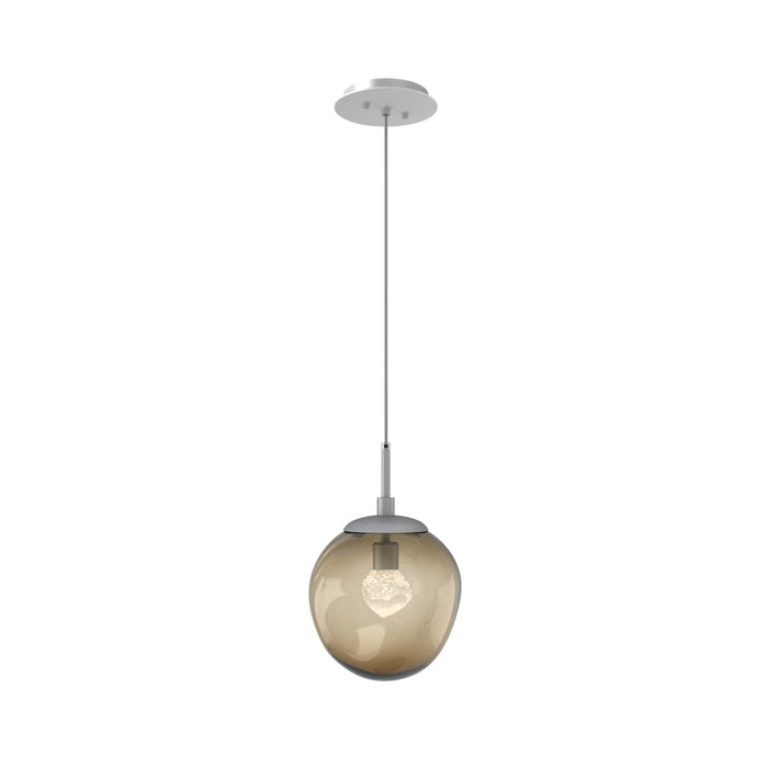 Aster LED Pendant Light in Classic Silver/Bronze/Zircon Crystal.