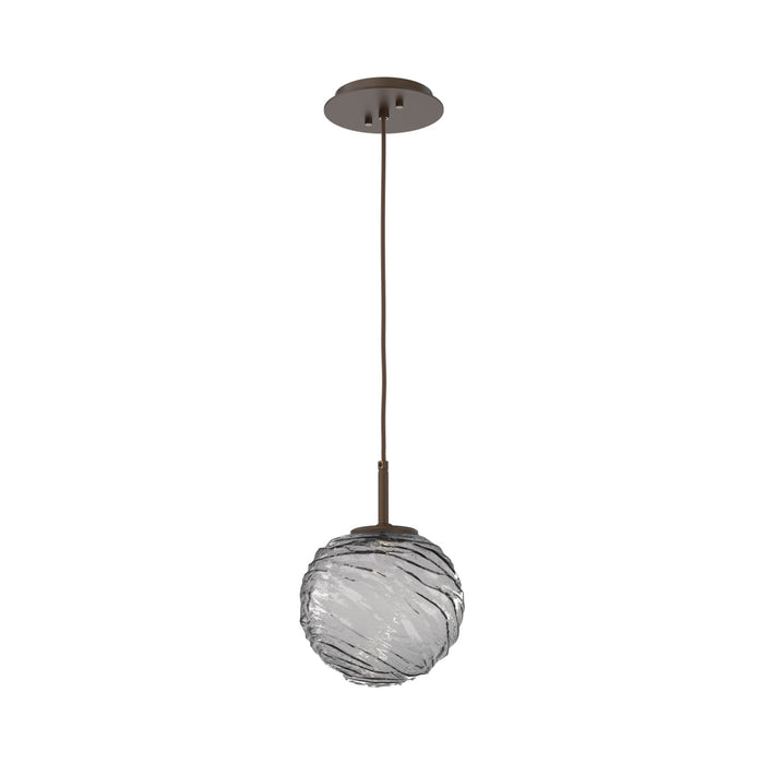 Gaia LED Pendant Light in Flat Bronze/Smoke (Medium).