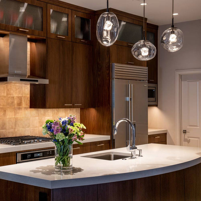 Meteo Pendant Light in kitchen.