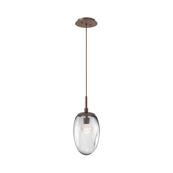 Meteo Pendant Light in Burnished Bronze/Clear/Zircon Crystal (LED).